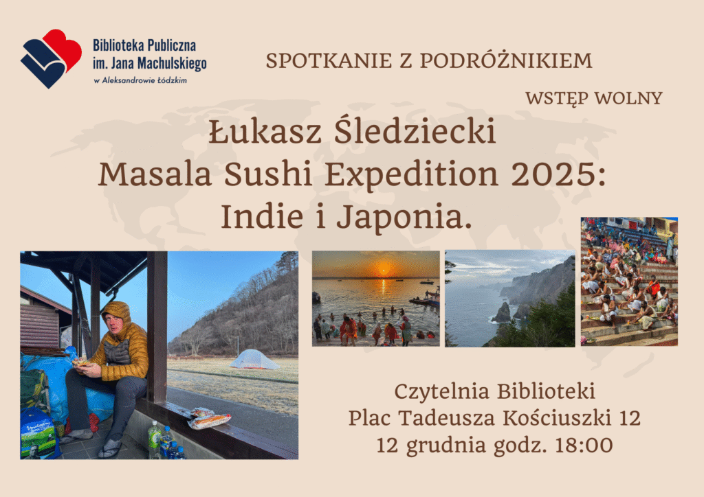 Plakat promujący spotkanie