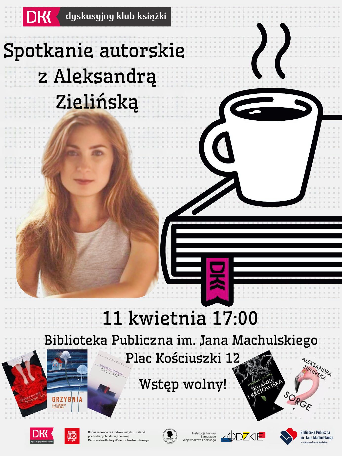 Spotkanie autorskie z Aleksandrą Zielińską