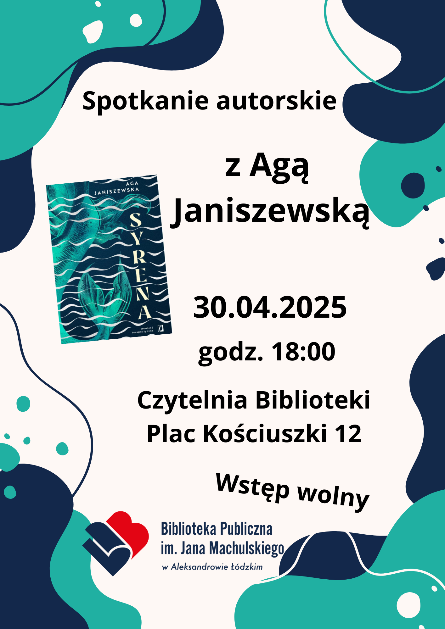 Spotkanie autorskie z Agą Janiszewską