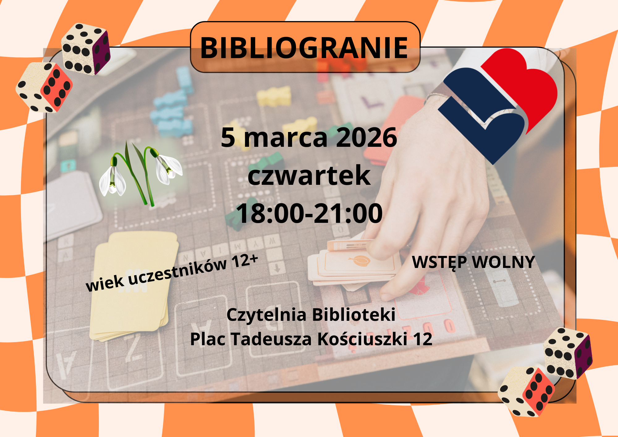 plakat promujący Bibliogranie