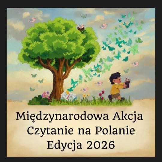 Plakat Czytania na Polanie